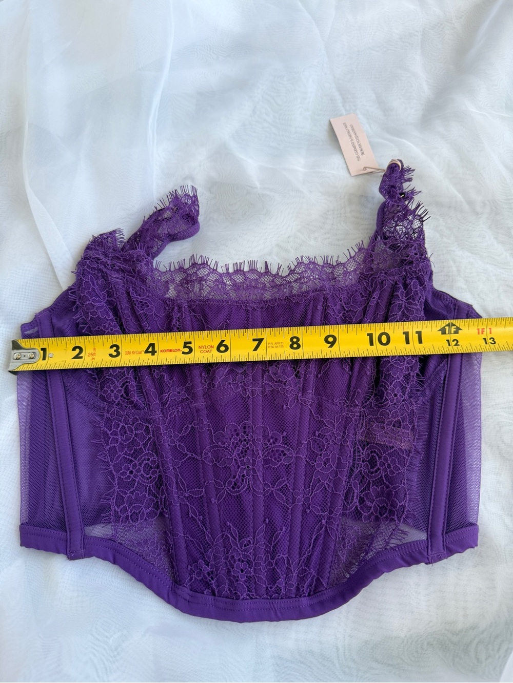Victoria’s Secret Violetta Purple Lace Corset Top | S | NWT | Romantic Feminine - Picture 7 of 9
